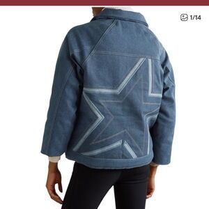Perfect moment x 1961 Corentine star embroidered denim ski snow luxury jacket S